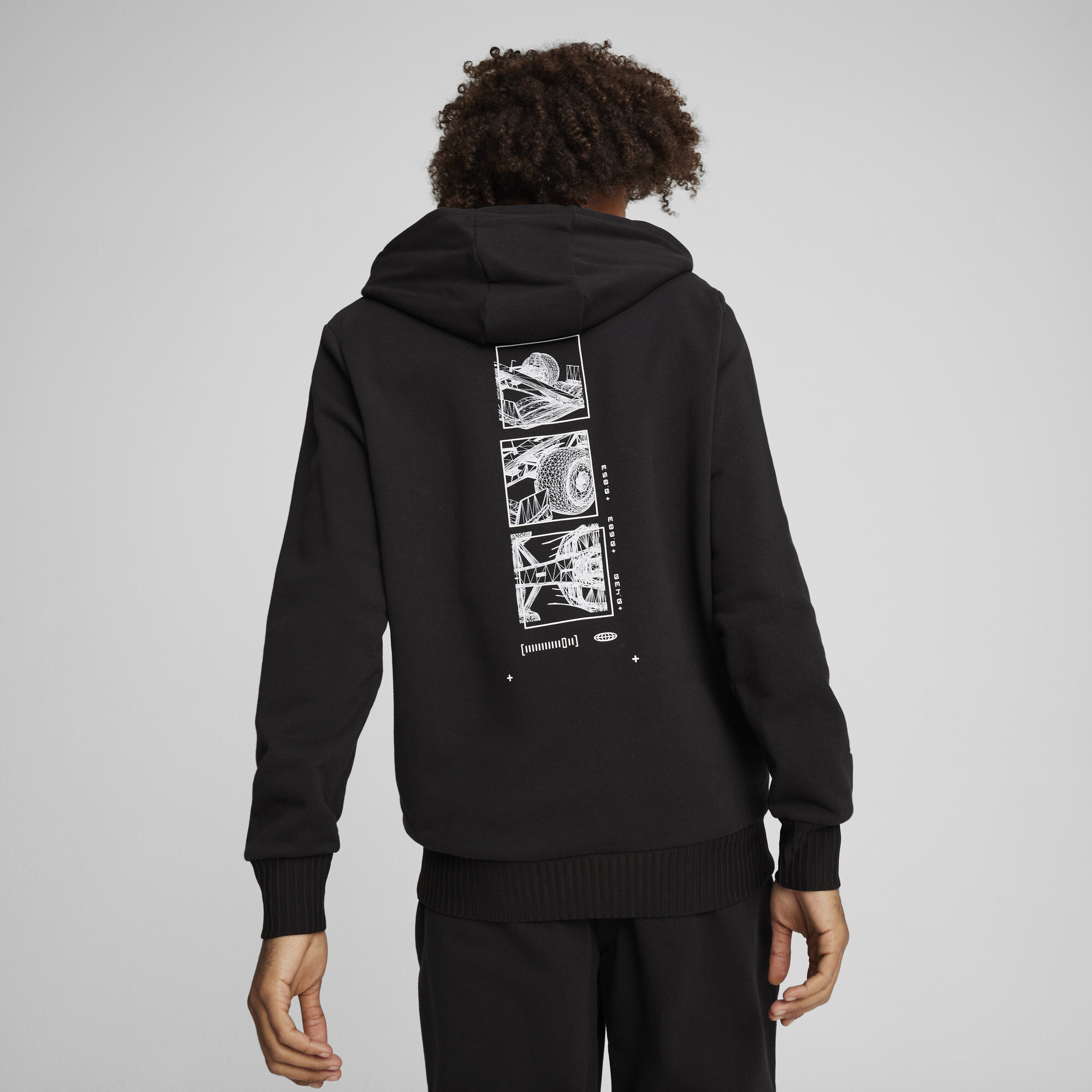 Men's Puma F1® Graphic Hoodie, Black, Size S, Clothing