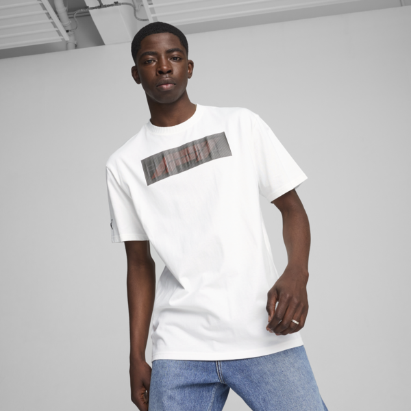 Remera F1® Graphic Logo para hombre, PUMA White, large-ARG