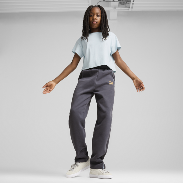OFF SIDE Track Pants Youth, Galactic Gray, large-MEX
