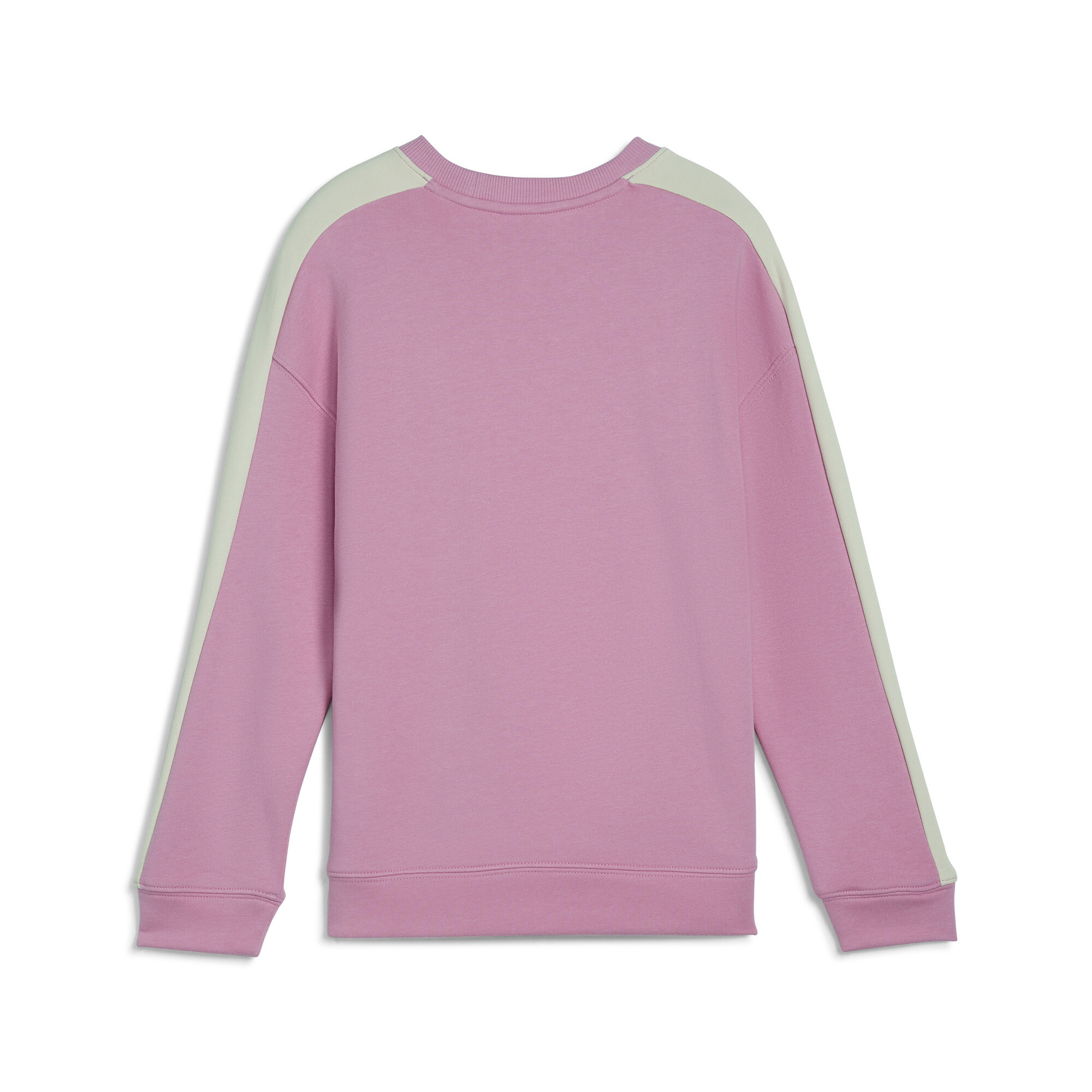 Women's Puma T7 Long Sleeve Crew Shirt Youth, Pink, Size 15-16Y, Clothing