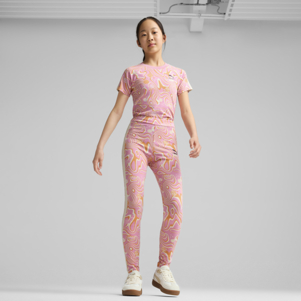 LAVA LAND Leggings Youth, Mauved Out, large-MEX