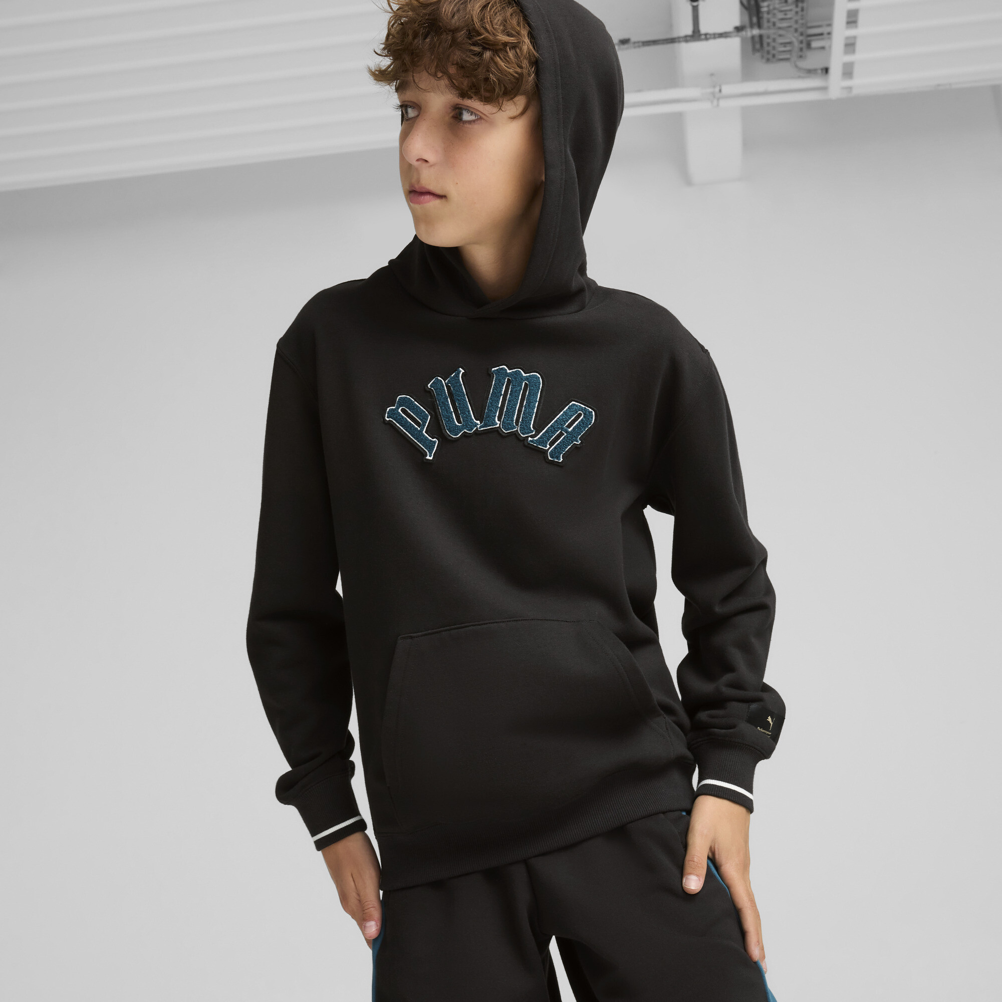 Puma PLAY LOUD CLASSICS Hoodie Teenager Für Herren Für Damen Für Kinder | Mit Print | Black | Größe: 11-12Y