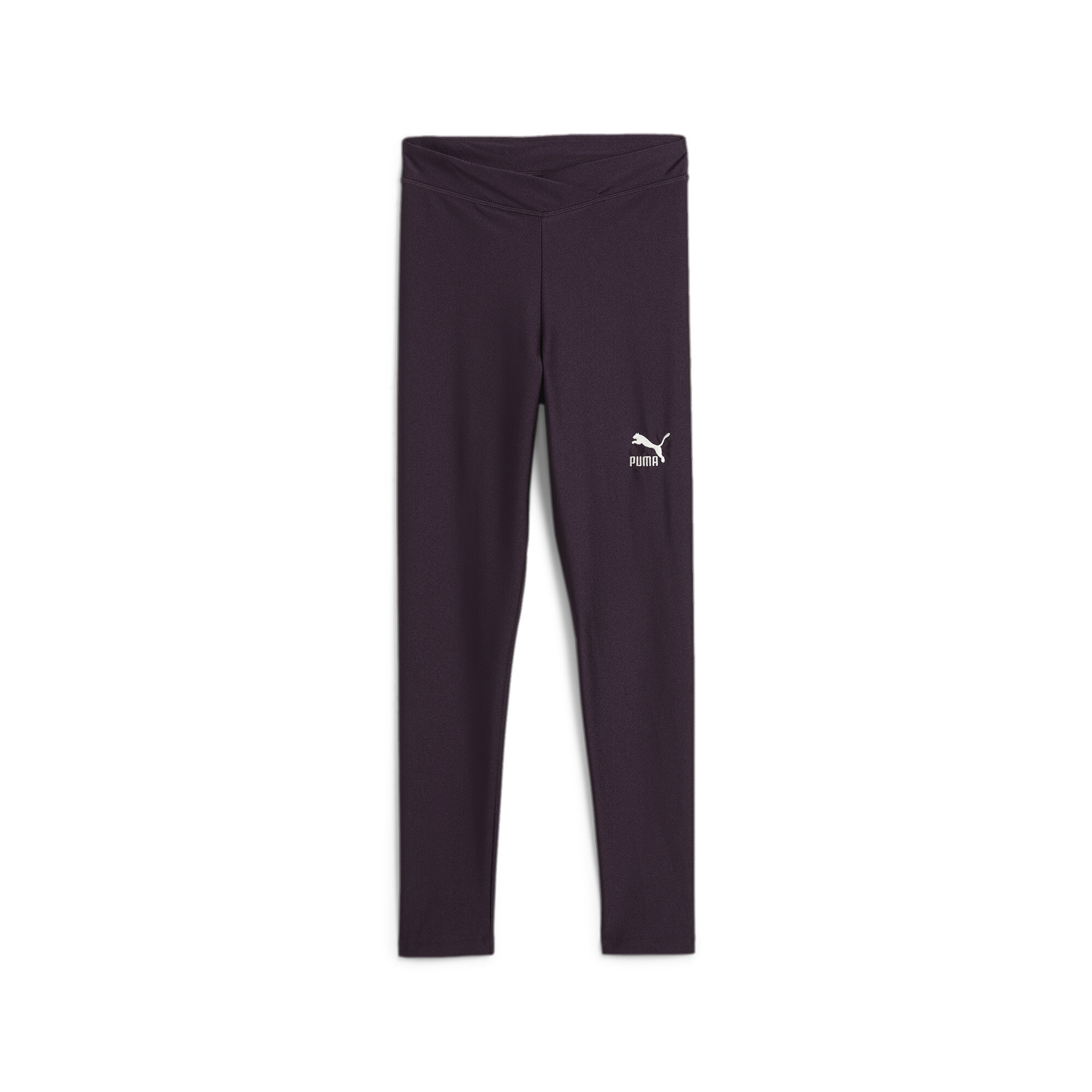 PUMA CLASSICS Seasonal Leggings In Purple, Size 13-14 Youth