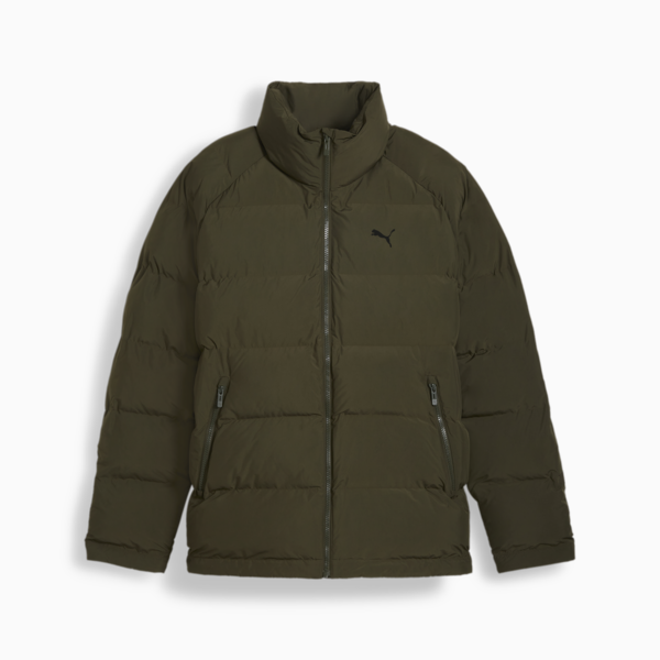 Campera monomaterial para hombre, Dark Olive, large-ARG