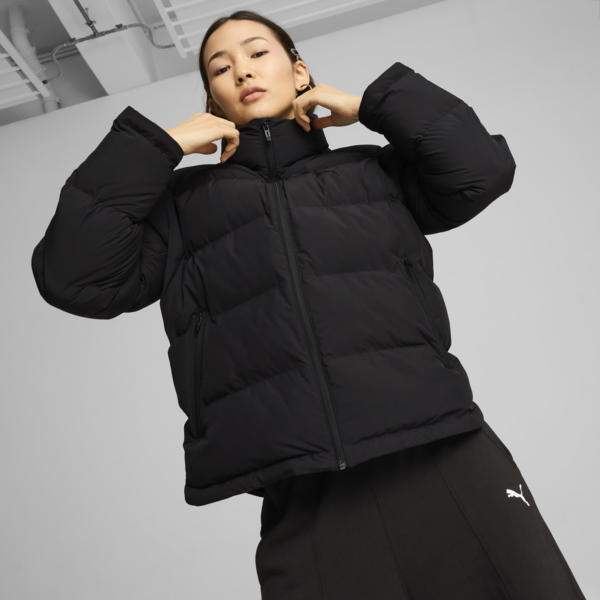 Campera monomaterial para mujer, PUMA Black, large-ARG
