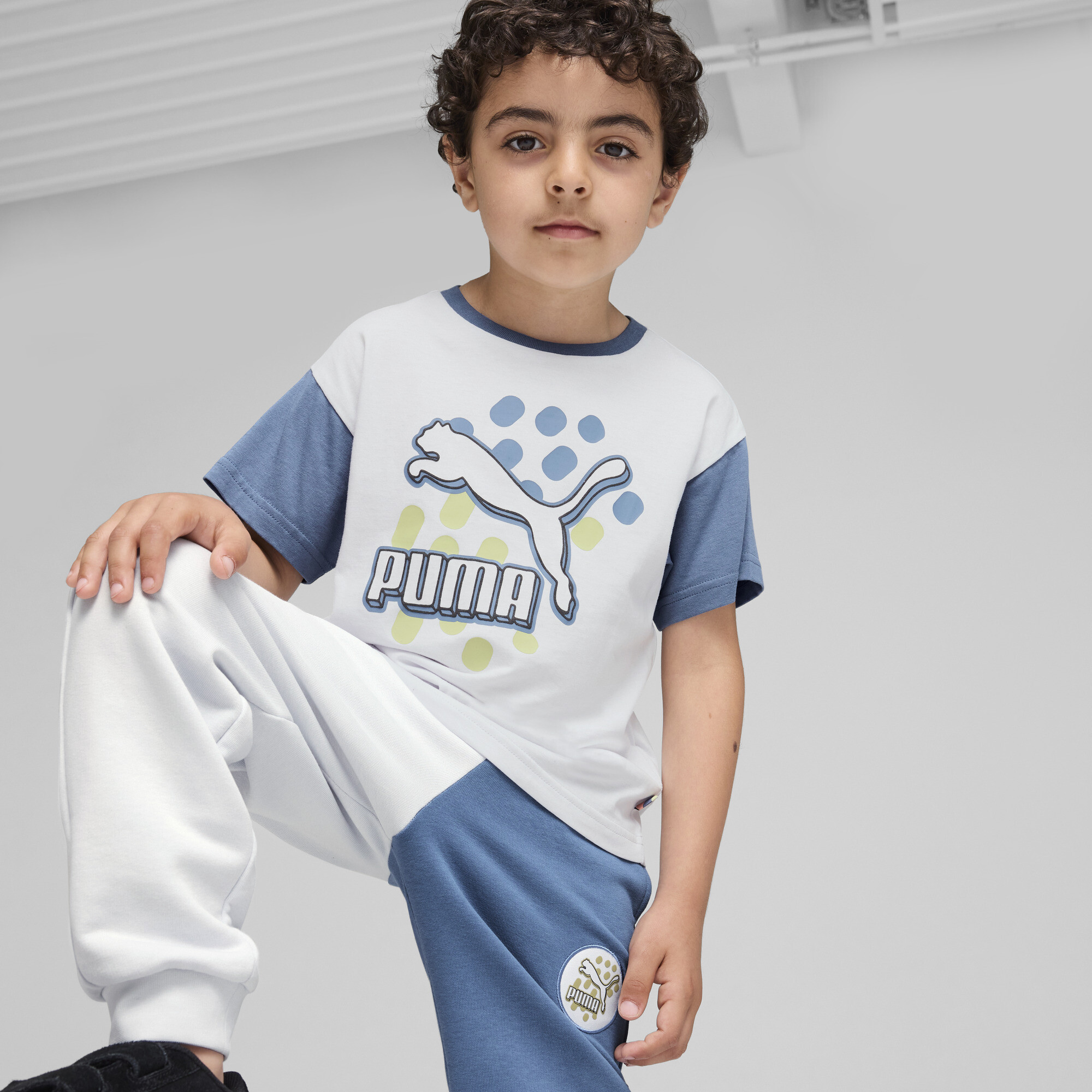 CLASSICS Puma FC Tee Kids, Gray, Size 3-4Y, Kids