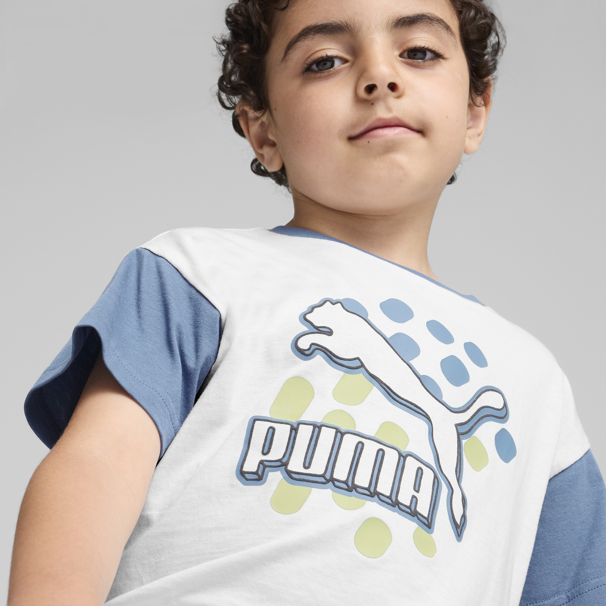 CLASSICS Puma FC Tee Kids, Gray, Size 3-4Y, Kids