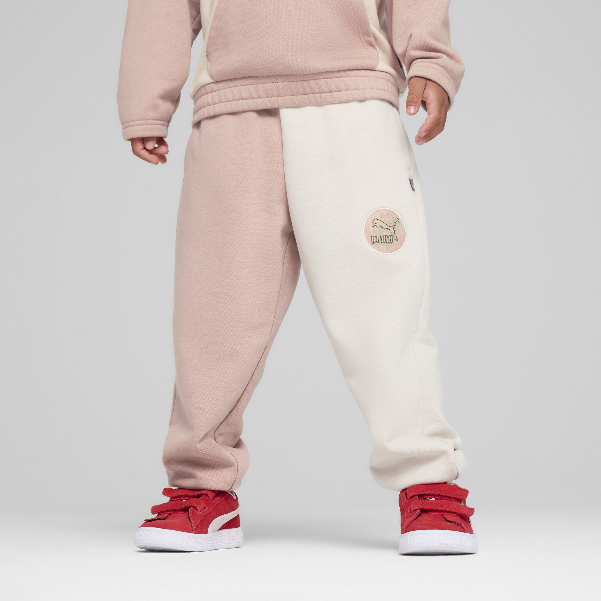 CLASSICS Puma FC Jogginghose Kinder | Mit Print | Island Pink | Größe: 7-8Y