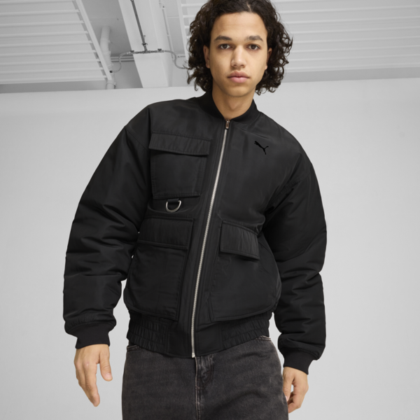 Bomber Jacket Unisex, PUMA Black, large-MEX
