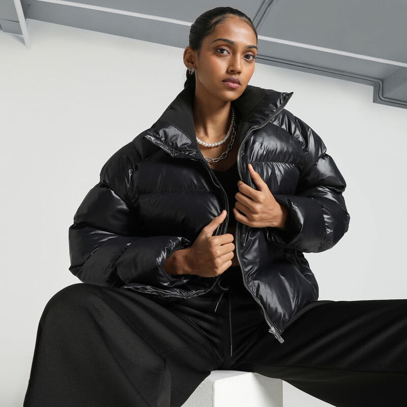 

Women's PUMA Shiny Puffer Relaxed Fit Jacket