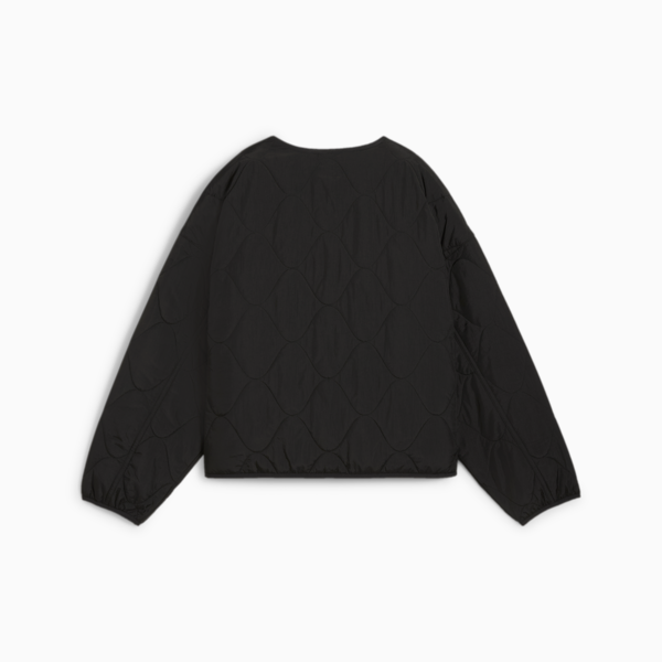 Campera con forro para mujer, PUMA Black, large-ARG