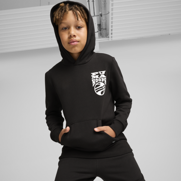 Sudadera Adolescente Basketball Blueprint, PUMA Black, large-MEX