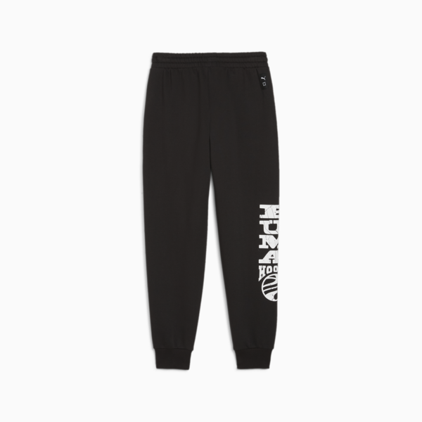 Basketball Blueprint Pants Youth, PUMA Black, large-MEX