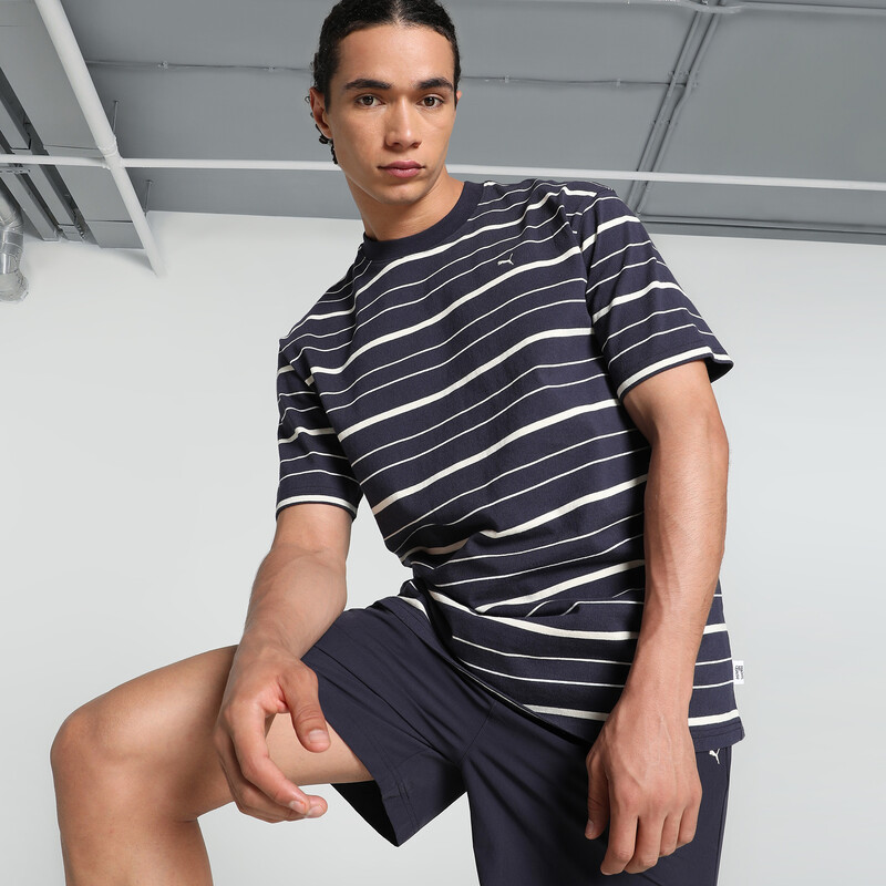 

Men's PUMA MMQ Striped Relaxed Fit Tee