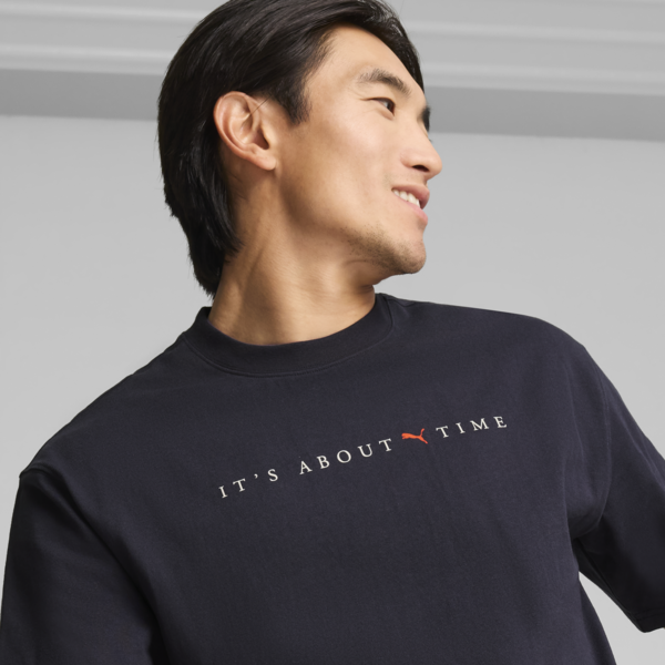 Remera estampada MMQ para hombre, New Navy, large-ARG