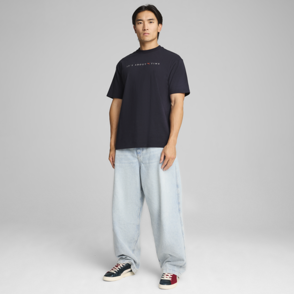 Remera estampada MMQ para hombre, New Navy, large-ARG