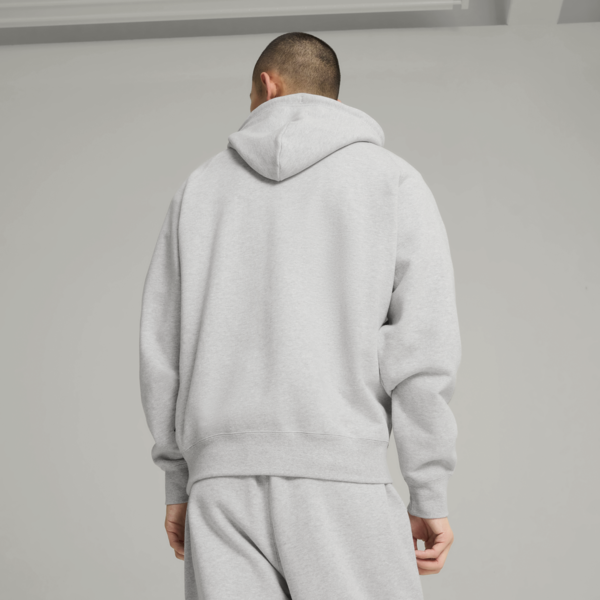 Buzo con capucha PUMA x LMC para hombre, Light Gray Heather, large-ARG