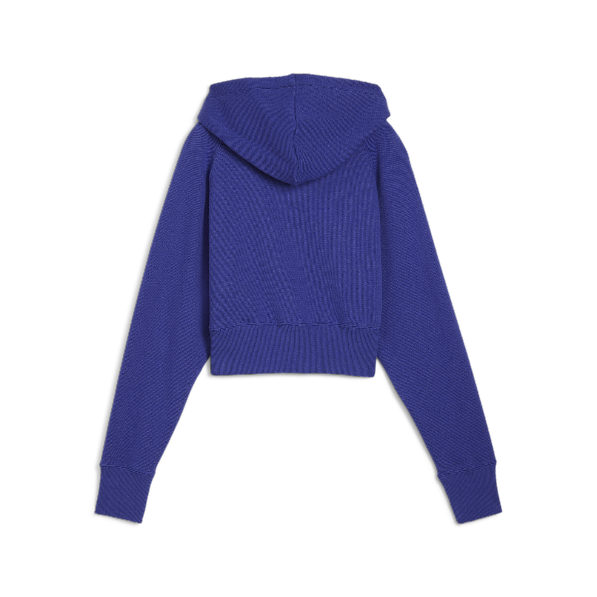 Women's Puma CLASSICS+ Relaxed Hoodie, Blue, Size XS, Clothing