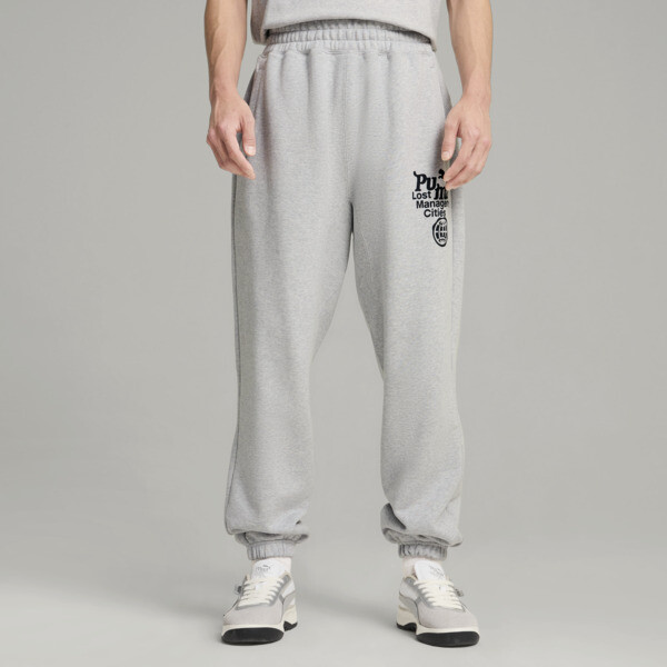 PUMA x LMC Sweat Pants Men, Light Gray Heather, large-ZAF