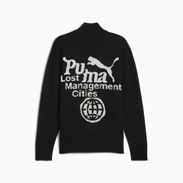 Campera PUMA x LMC con cremallera para hombre, PUMA Black, large-ARG