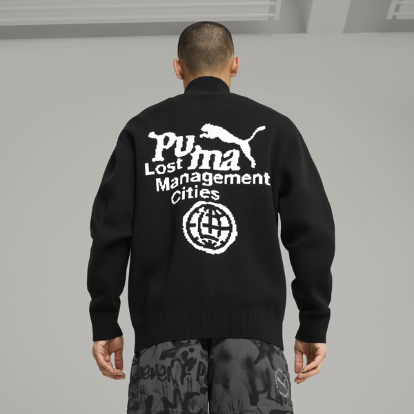 Campera PUMA x LMC con cremallera para hombre, PUMA Black, large-ARG