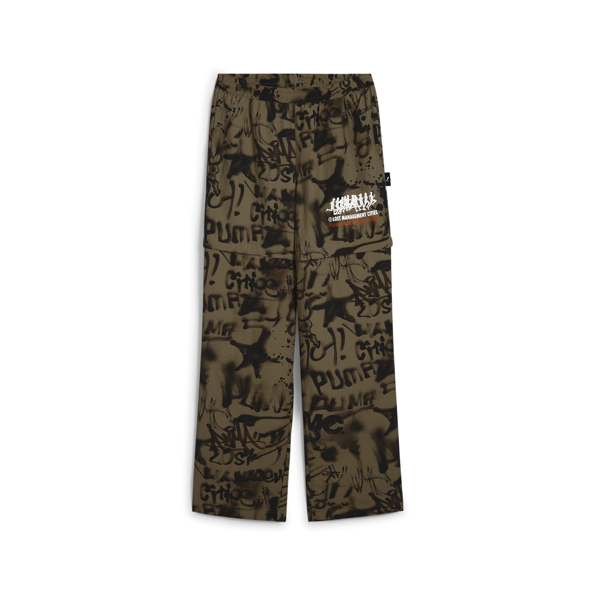 Men's Puma X LMC All-over Print Pants, Green, Size XS, Clothing