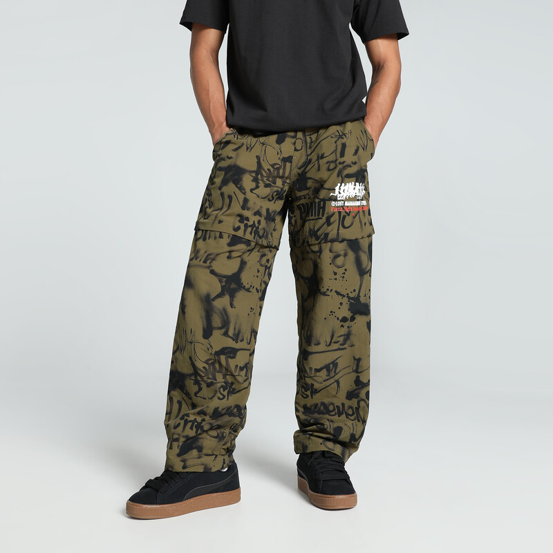 

Men's PUMA X LMC All-over Print Relaxed Fit Pants
