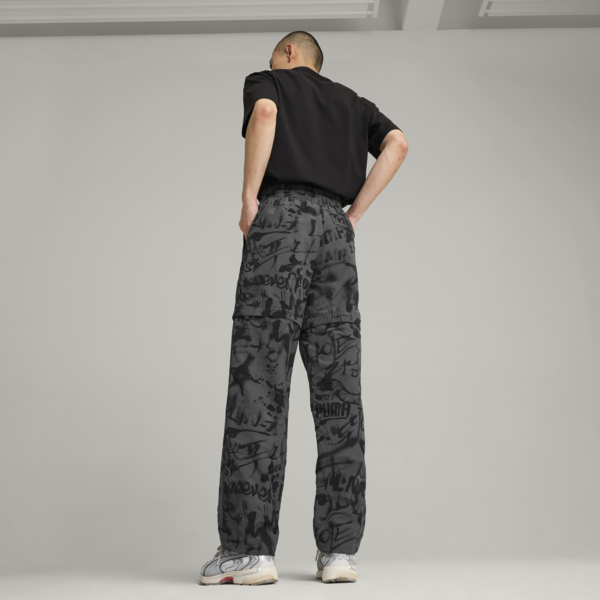 Pantalones PUMA x LMC con estampado integral para hombre, Shadow Gray, large-ARG