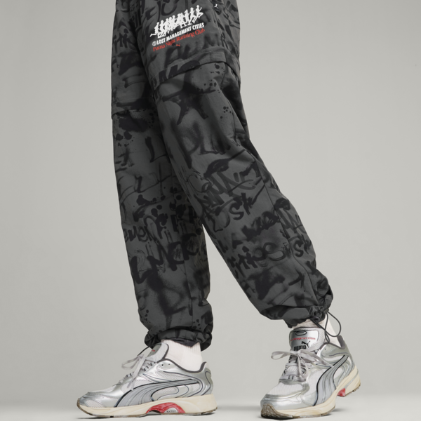 Pantalones PUMA x LMC con estampado integral para hombre, Shadow Gray, large-ARG