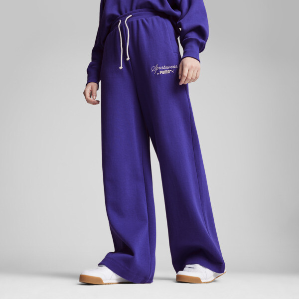 Puma sweatpants womens large best sale