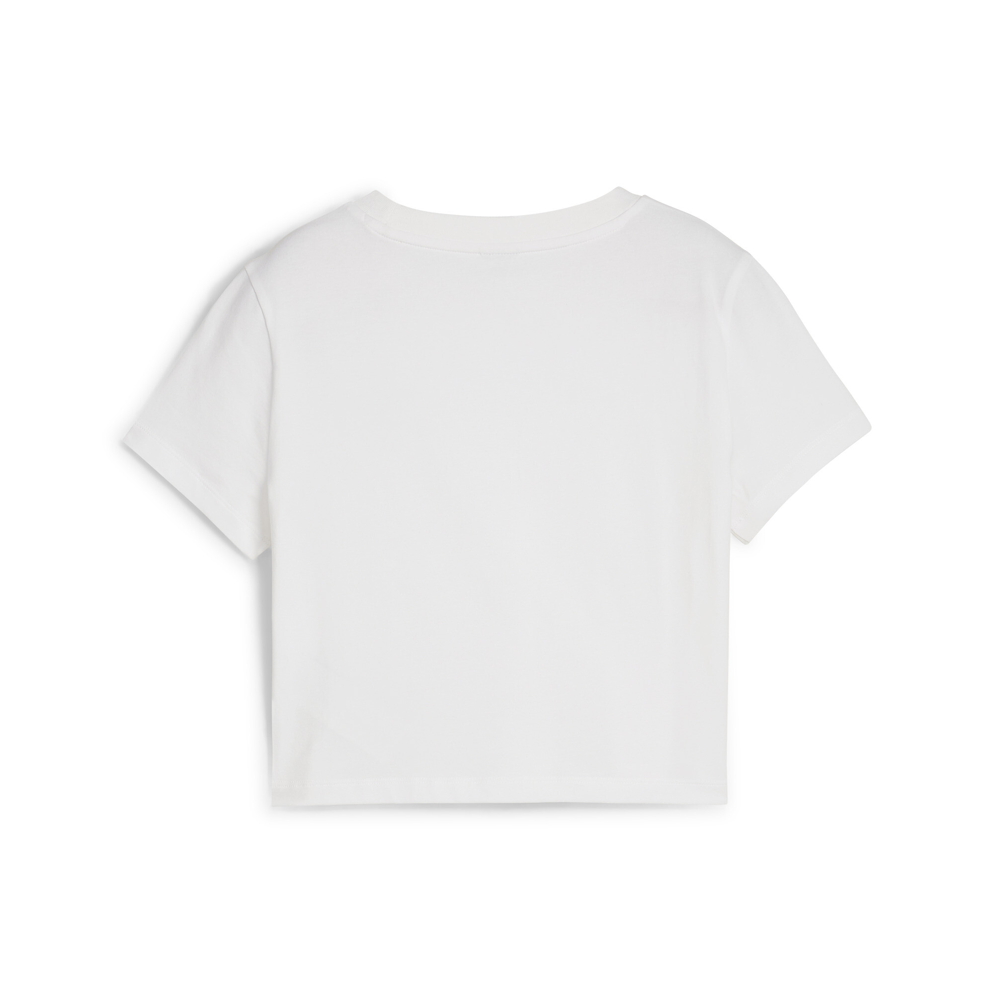 Women's Puma CLASSICS Baby T-Shirt, White, Size M, Clothing