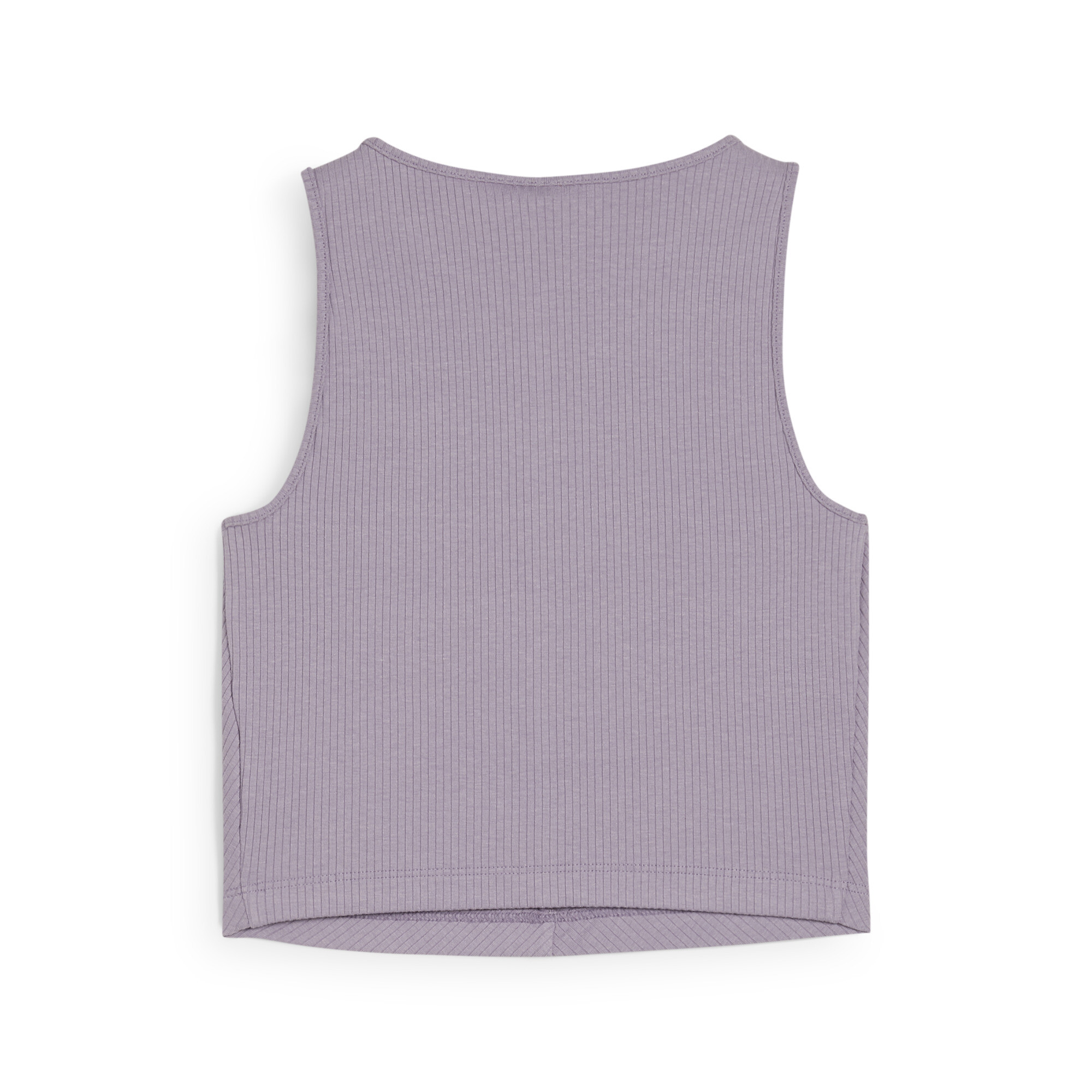 PUMA CLASSICS geribbelde croptop voor Dames, Pale Plum