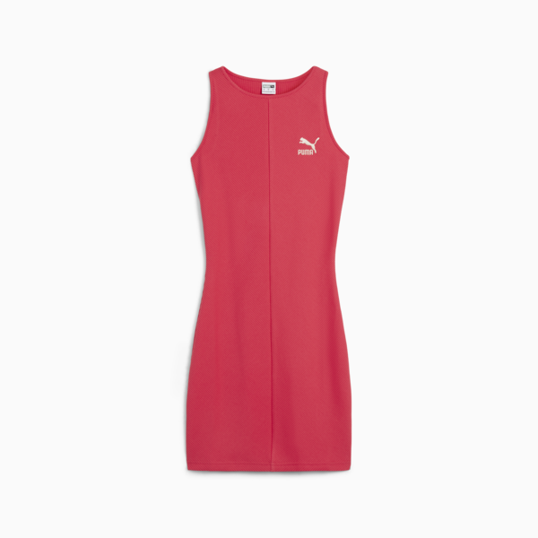 Vestido Mujer CLASSICS Ribbed, Tart Cherry, large-MEX