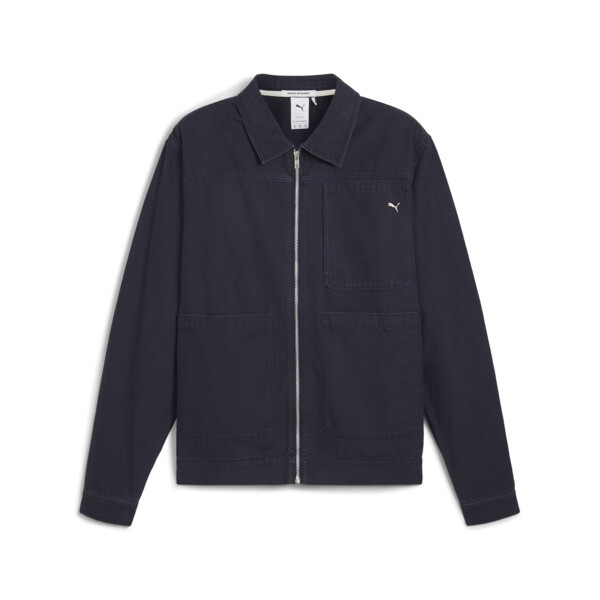 MMQ Zip Overshirt Men, New Navy, swatch-ZAF