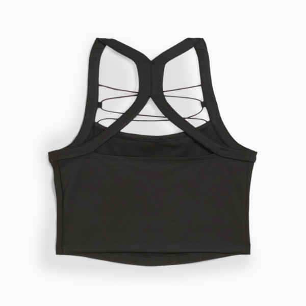 Crop top DARE TO para mujer, PUMA Black, large-ARG