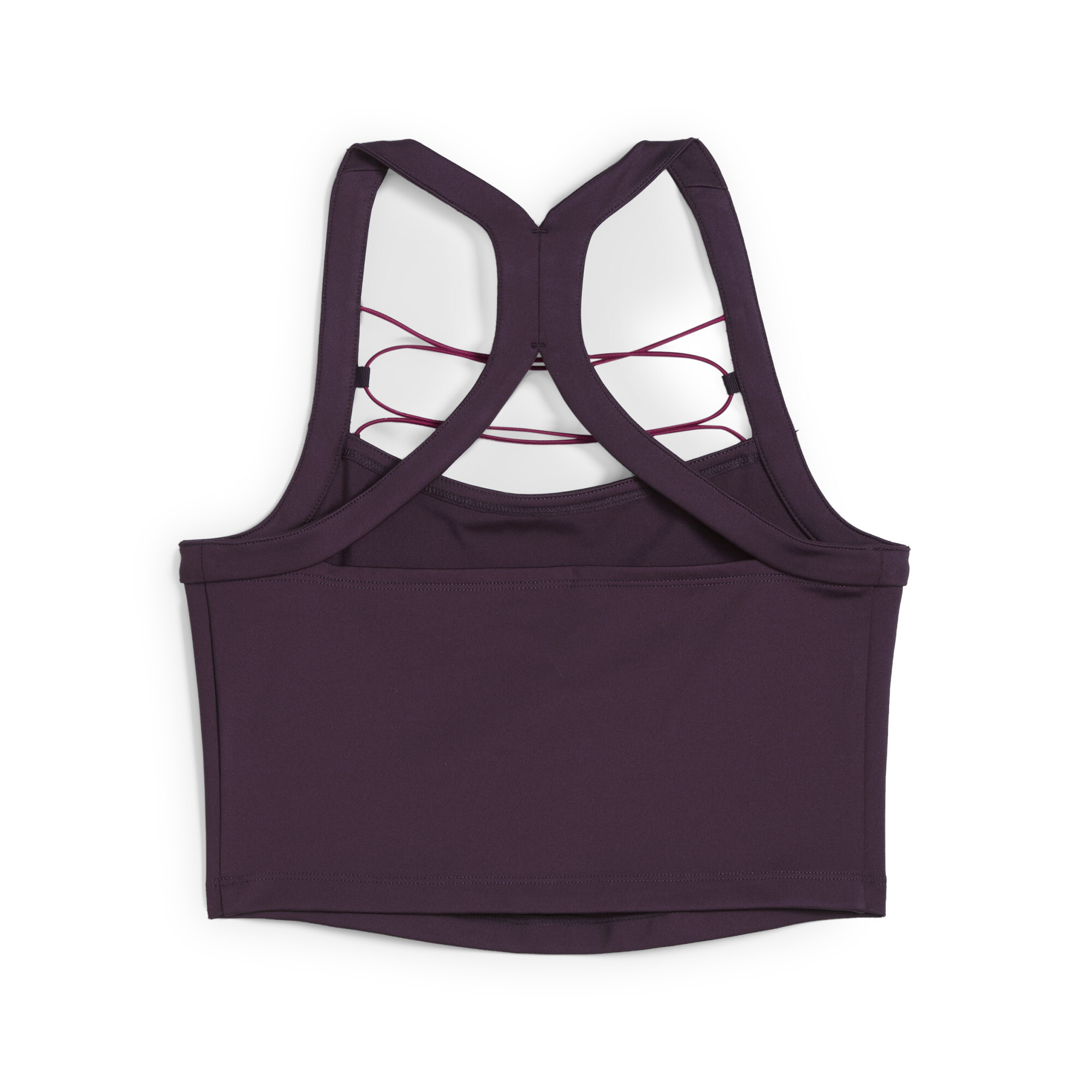 PUMA DARE TO korte top voor Dames, Midnight Plum