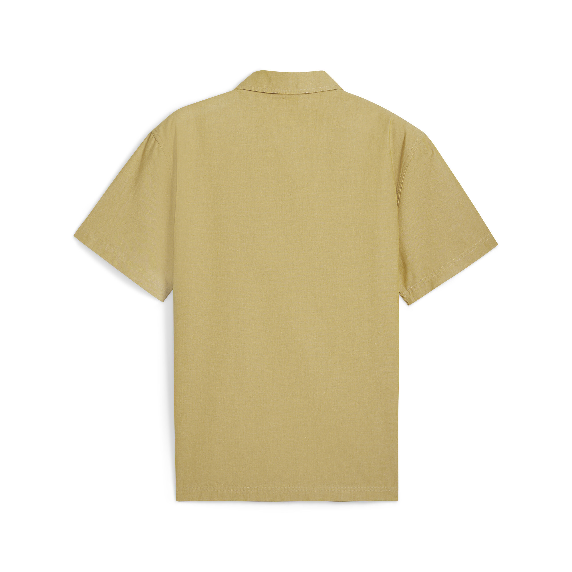 Men's PUMA MMQ Half-Zip Shirt Men In Yellow, Size 2XL, Cotton