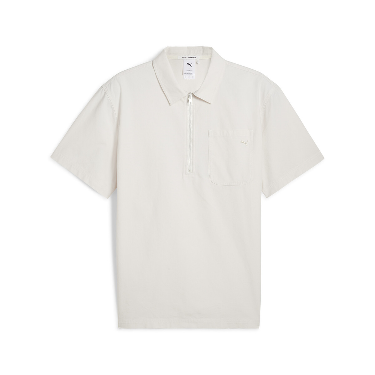 MMQ Half-Zip Shirt Men in Alpine Snow by PUMA, Medium