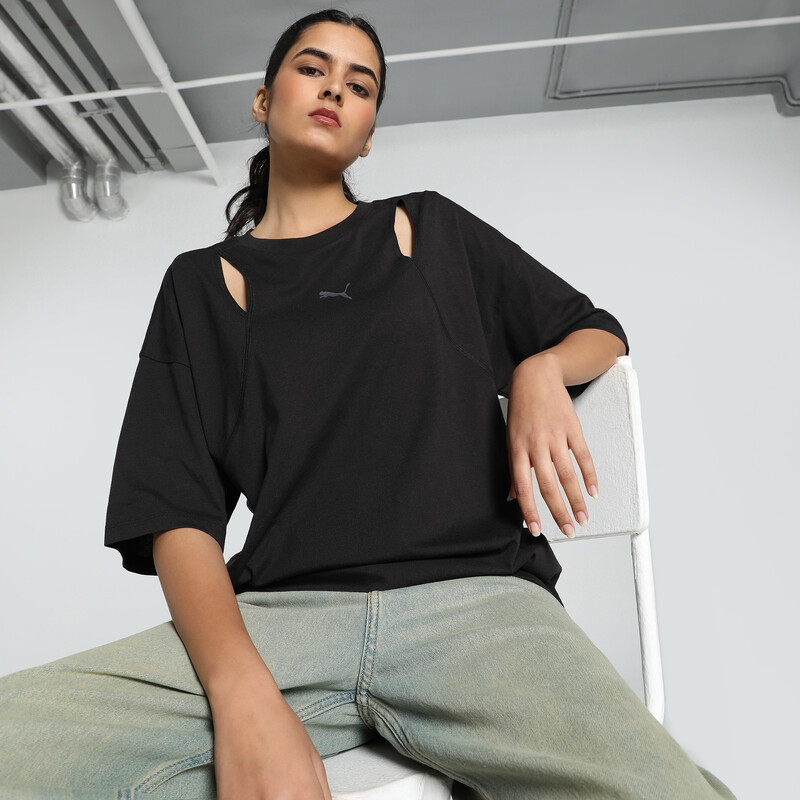 

Women's PUMA DARE TO Oversized Cut-Out Tee