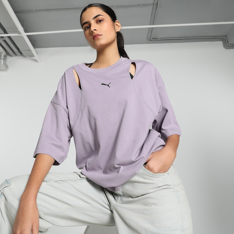 

Women's PUMA DARE TO Oversized Cut-Out Tee