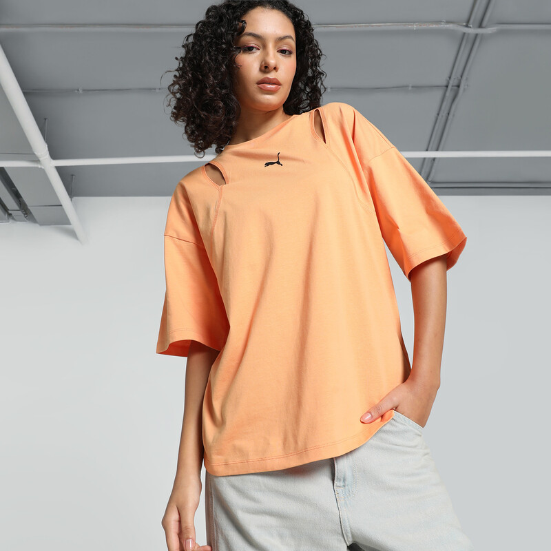 

Women's PUMA DARE TO Oversized Cut-Out Tee
