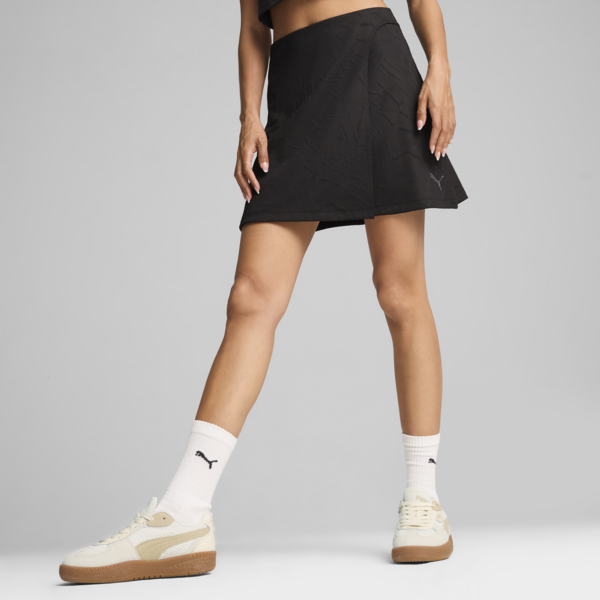 Falda DARE TO para mujer, PUMA Black-AOP, large-MEX