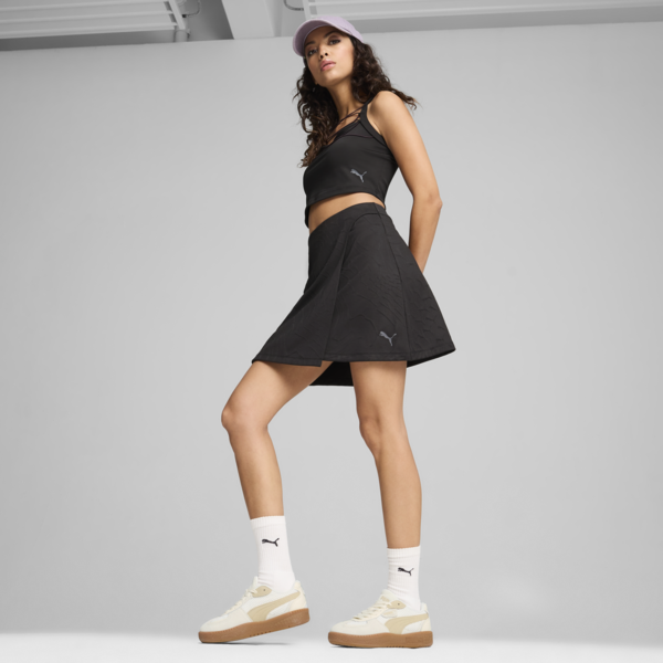 Falda DARE TO para mujer, PUMA Black-AOP, large-MEX
