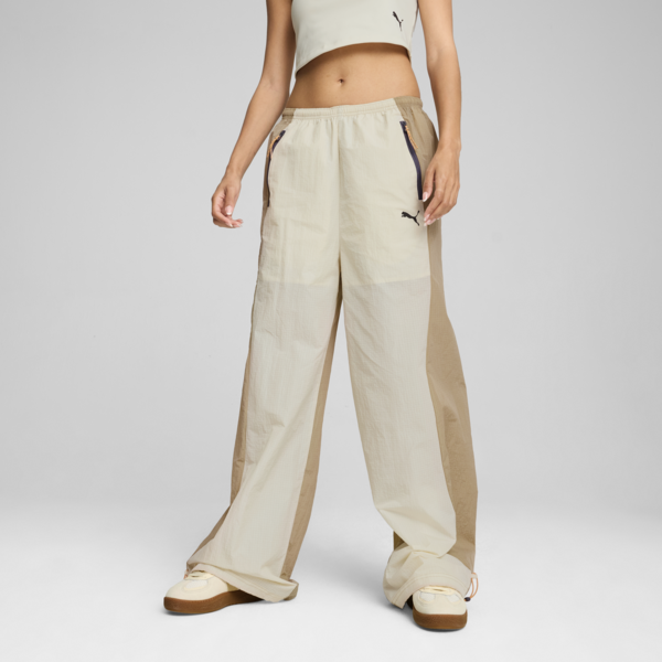 Pantalones parachute DARE TO para mujer, Alpine Snow-Oak Branch, large-ARG