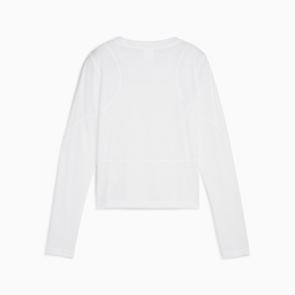RemeraTHE FAST RACE de manga larga para mujer, PUMA White, large-ARG