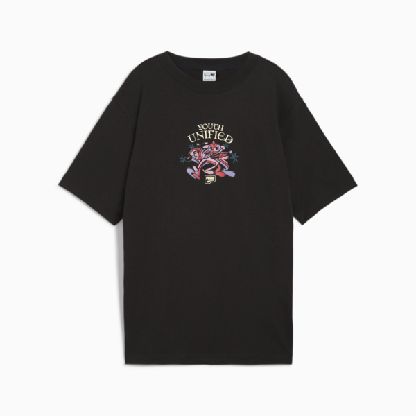 Remera DOWNTOWN Relaxed Graphic, PUMA Black, large-ARG