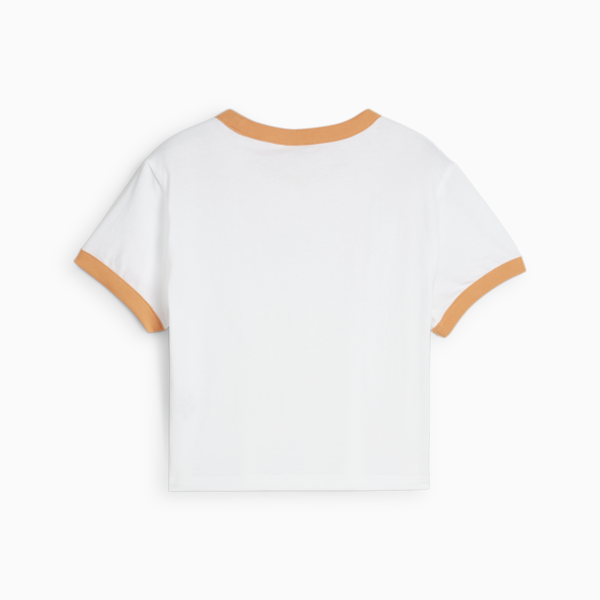 Playera Mujer DOWNTOWN, PUMA White-Bright Melon, large-MEX