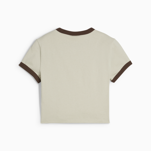 DOWNTOWN Graphic Baby Tee Women, Desert Dust, large-ZAF