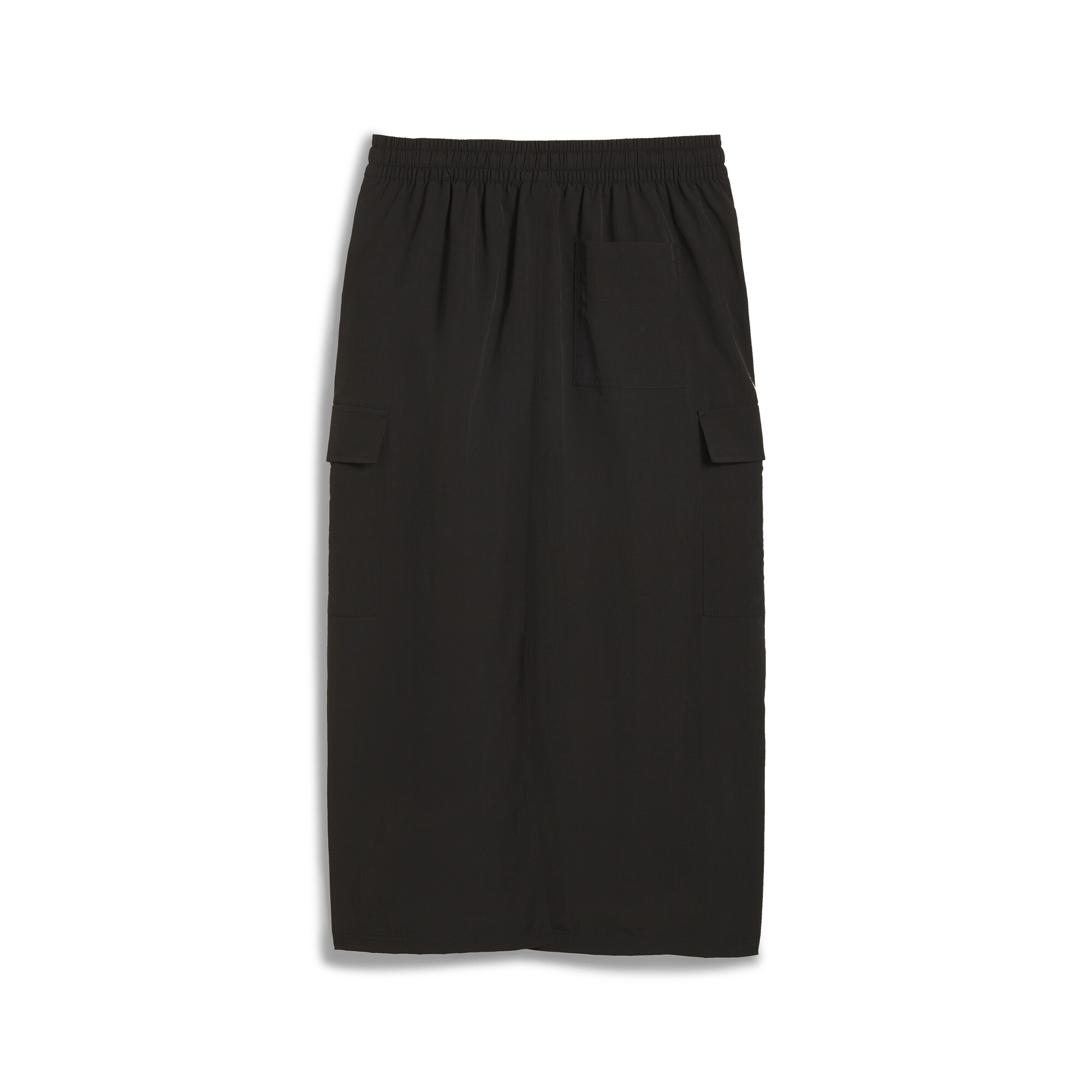 Women's Puma DOWNTOWN Cargo Midi Skirt, Black, Size XL, Clothing