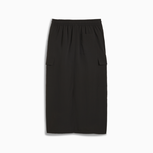 DOWNTOWN Cargo Midi Skirt Women, PUMA Black, large-ZAF
